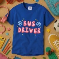 Bus Driver Logo Kids T-Shirt thumb 3