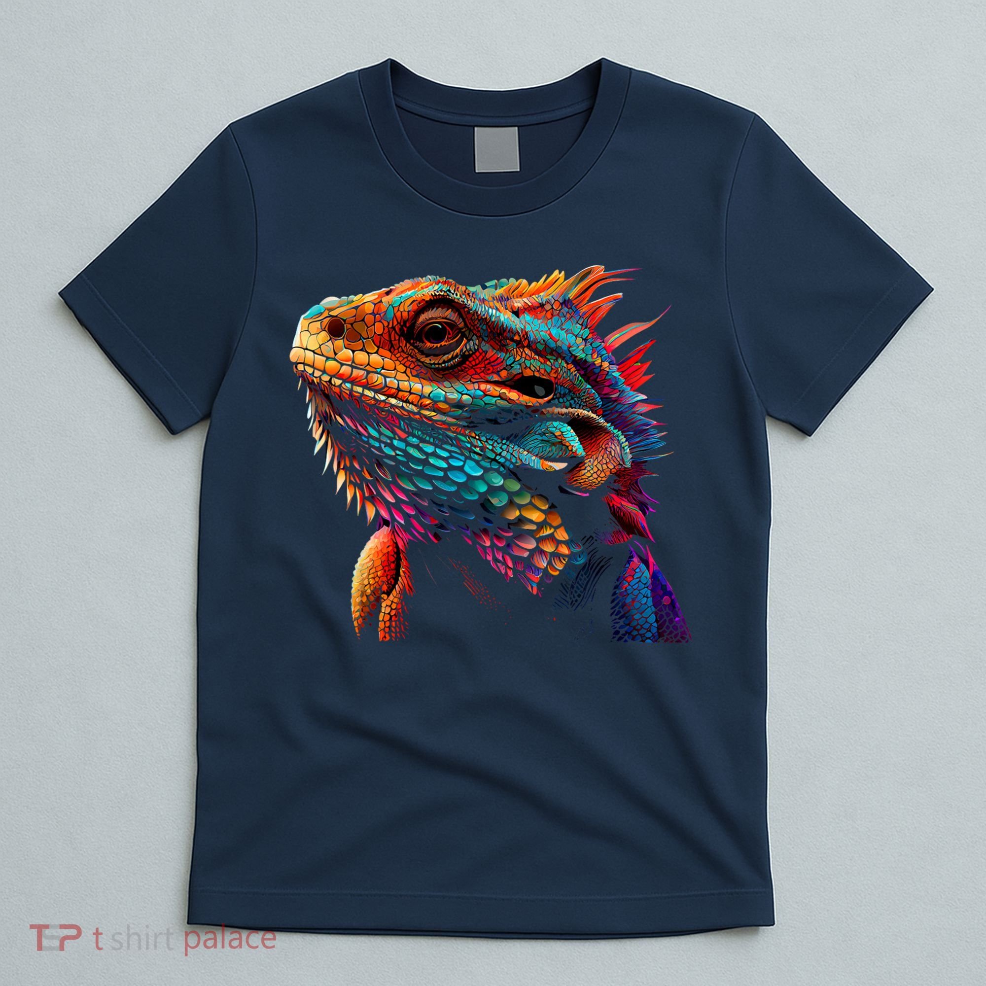 Bearded Dragon Lover Fun Colorful Cool Painting Art Cute Pet T-Shirt
