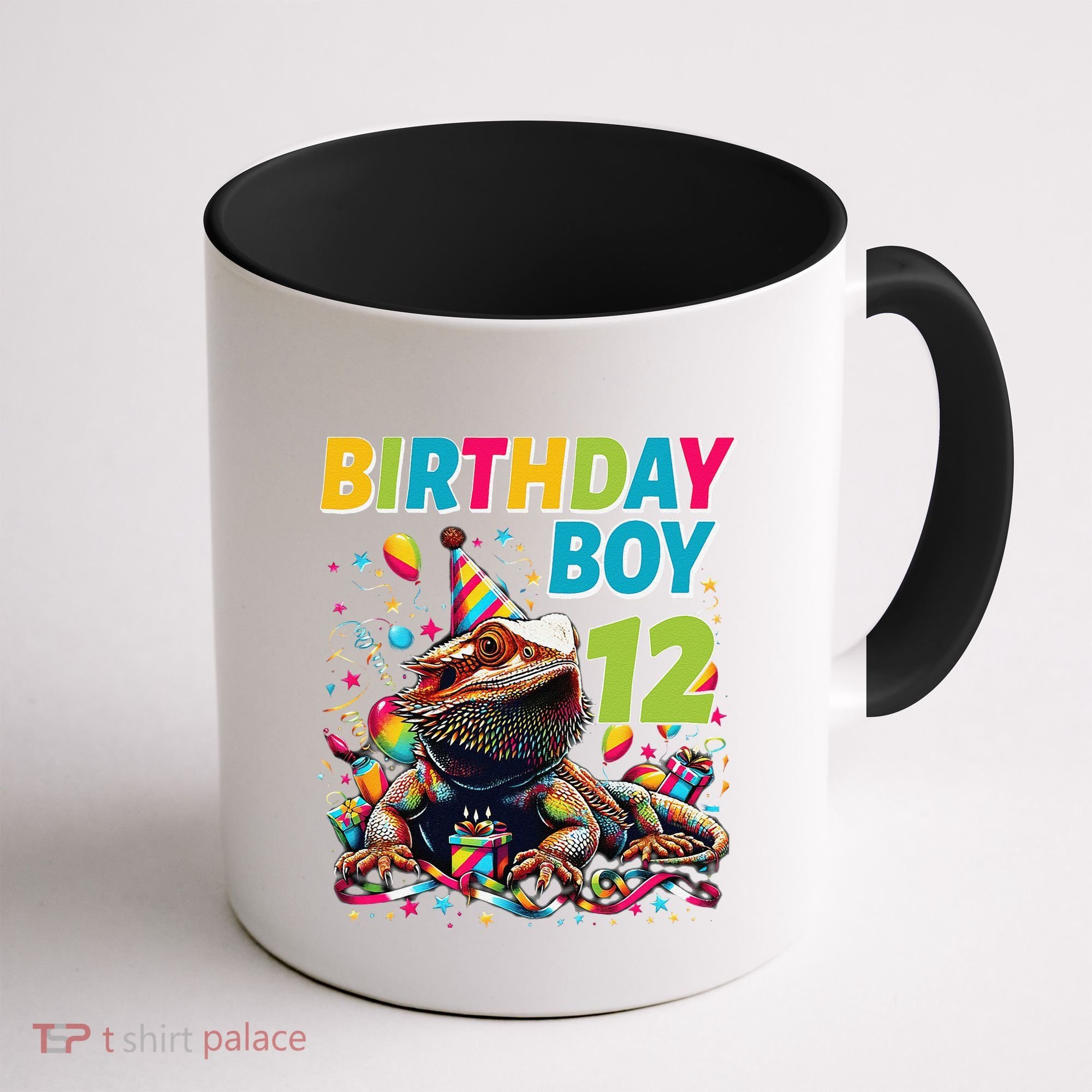 Bearded Dragon Lizard12th Birthday 12 Year Old Coffee Mug