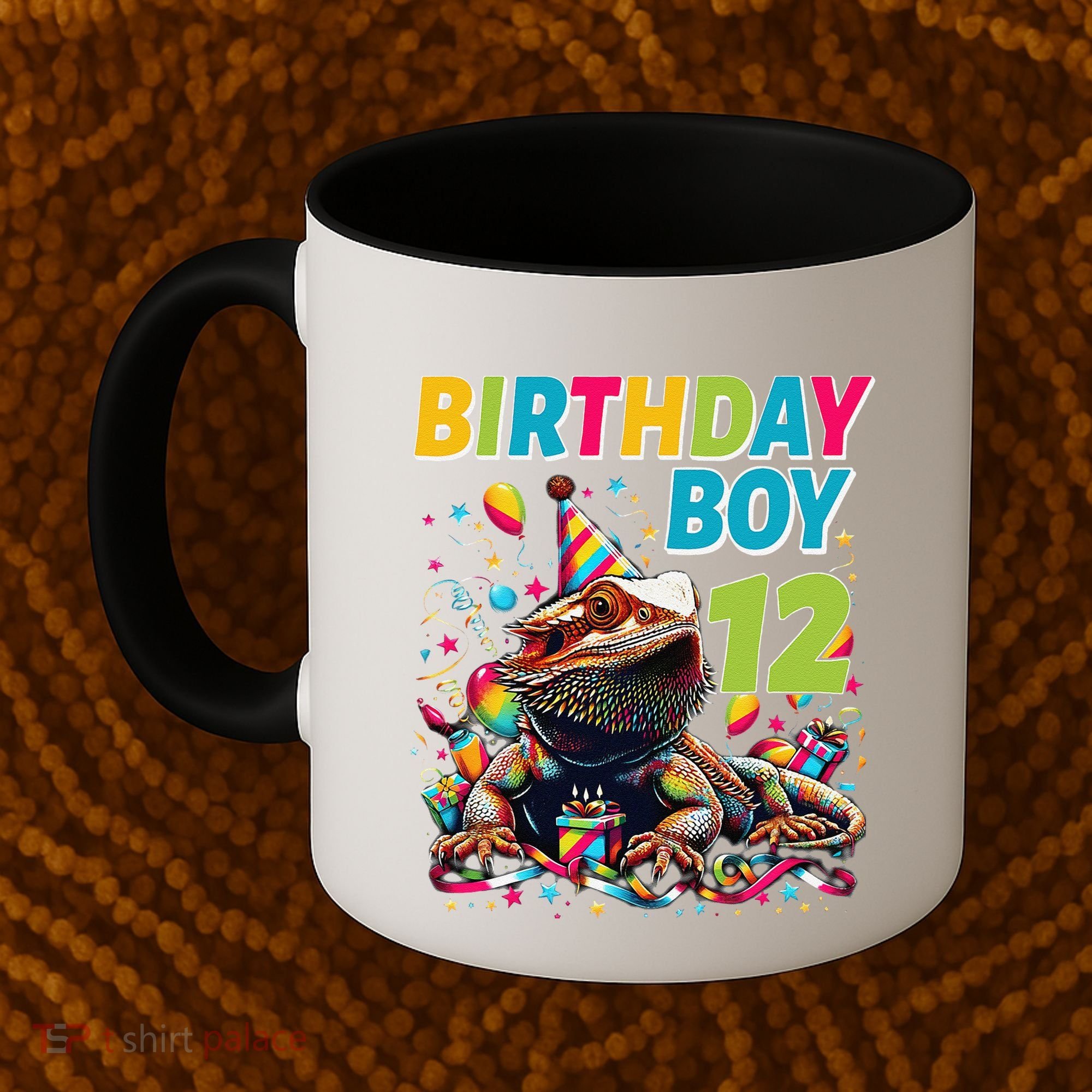 Bearded Dragon Lizard12th Birthday 12 Year Old Coffee Mug