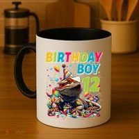 Bearded Dragon Lizard12th Birthday 12 Year Old Coffee Mug thumb 4