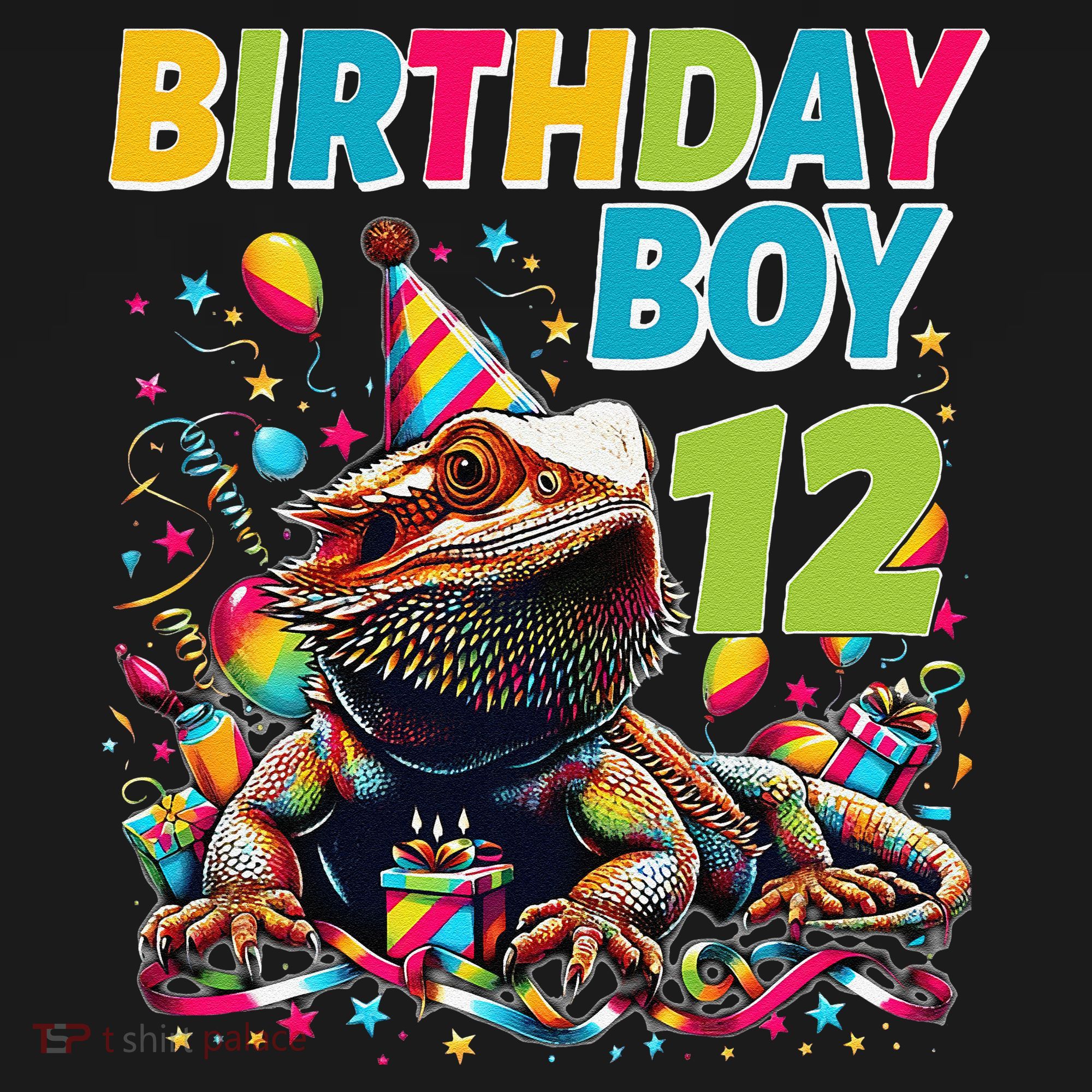Bearded Dragon Lizard12th Birthday 12 Year Old Ornament