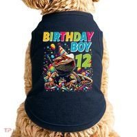 Bearded Dragon Lizard12th Birthday 12 Year Old Doggie Tank thumb 0