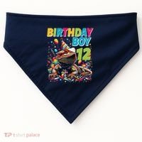 Bearded Dragon Lizard12th Birthday 12 Year Old USA-Made Doggie Bandana thumb 0