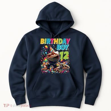 Bearded Dragon Lizard12th Birthday 12 Year Old Hoodie