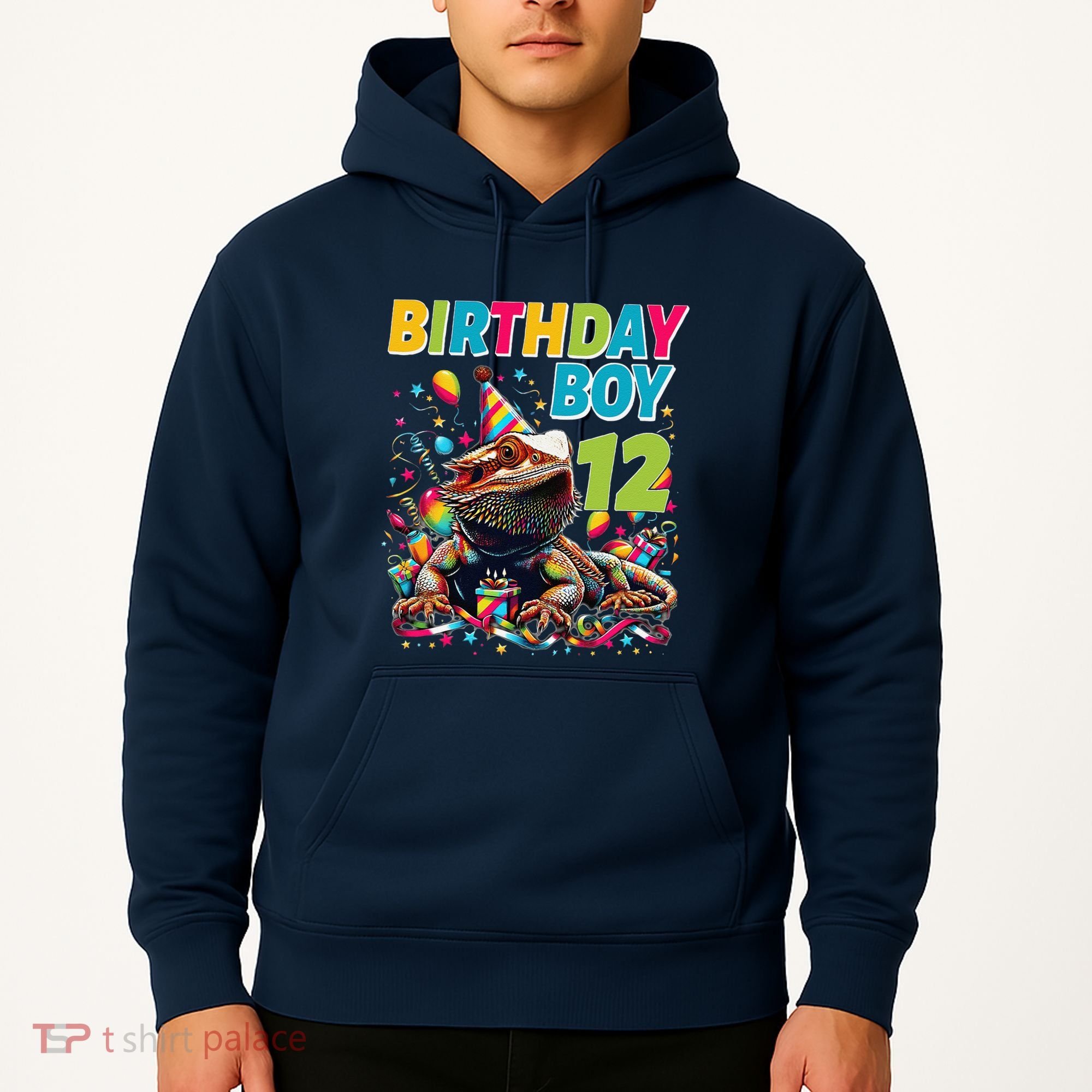 Bearded Dragon Lizard12th Birthday 12 Year Old Hoodie