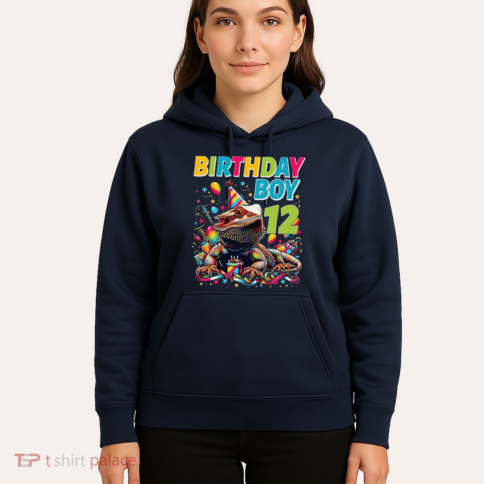 Bearded Dragon Lizard12th Birthday 12 Year Old Hoodie