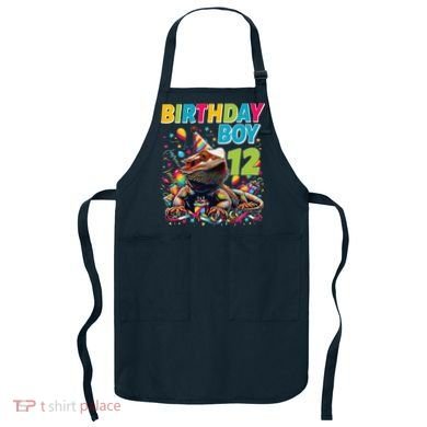 Bearded Dragon Lizard12th Birthday 12 Year Old Apron