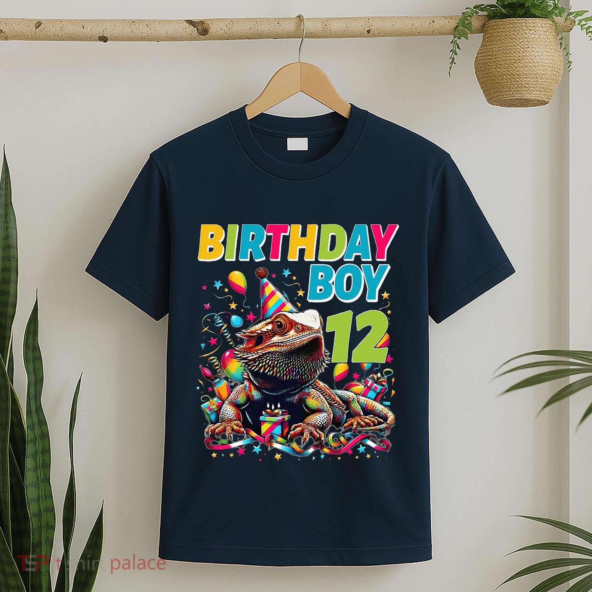 Bearded Dragon Lizard12th Birthday 12 Year Old T-Shirt