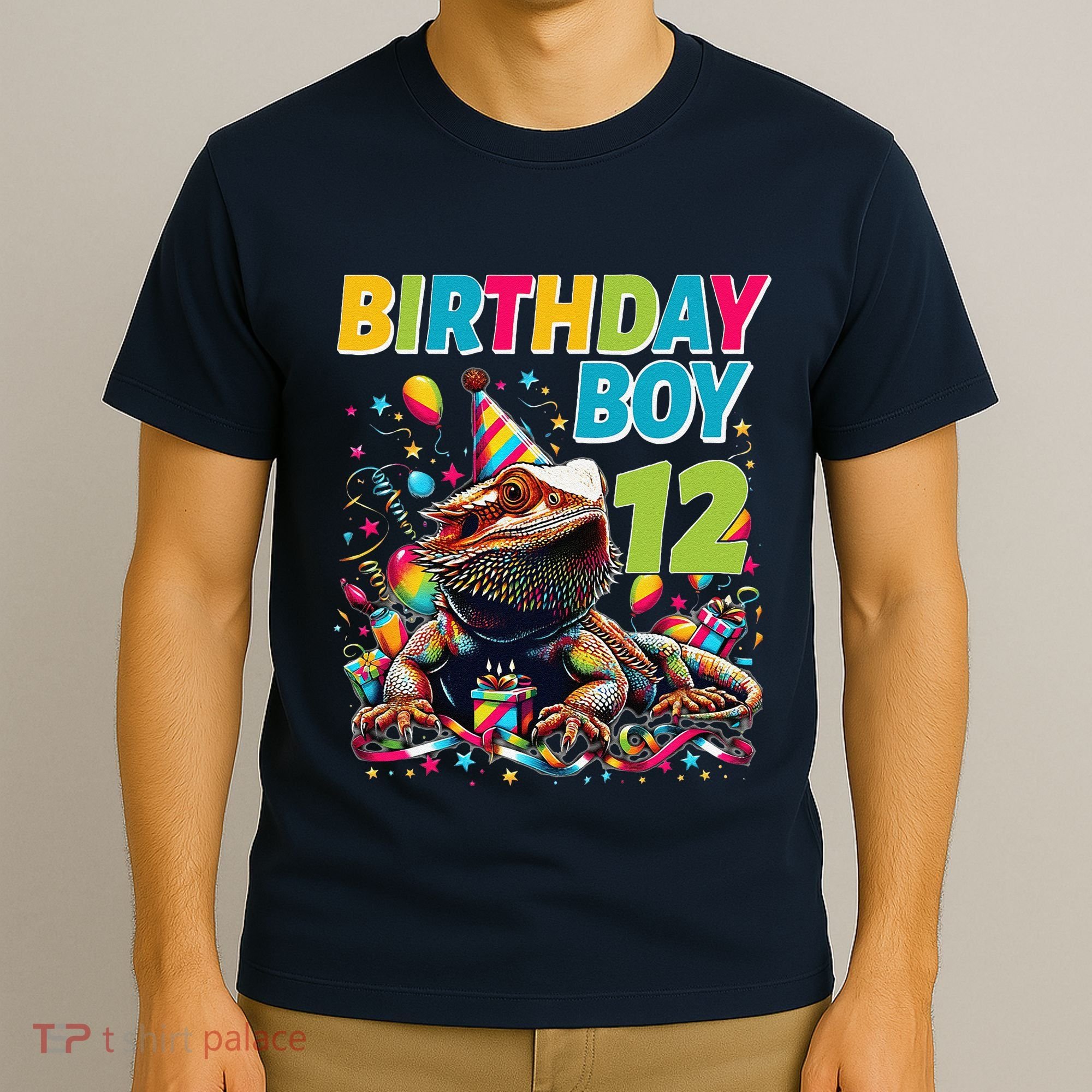 Bearded Dragon Lizard12th Birthday 12 Year Old T-Shirt