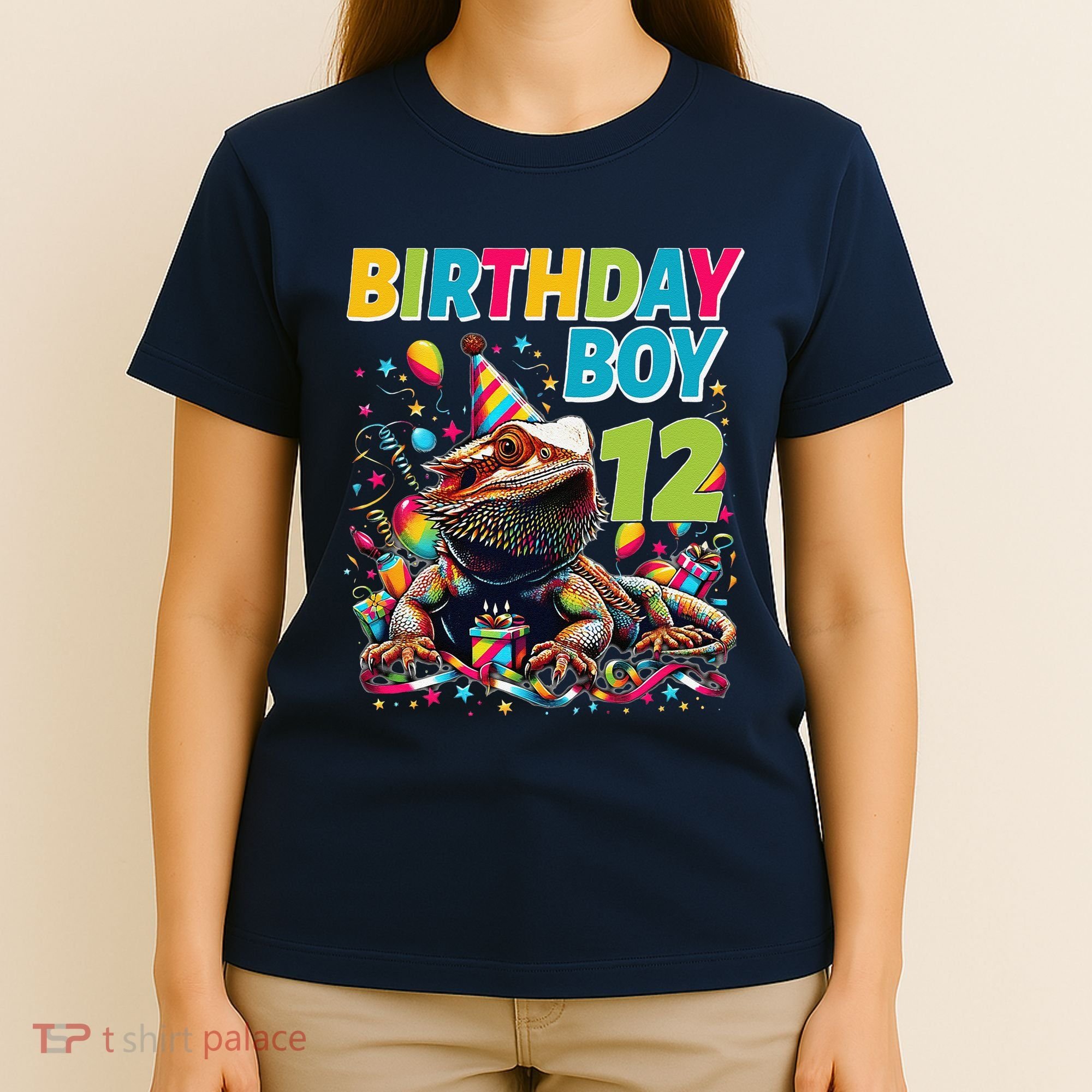 Bearded Dragon Lizard12th Birthday 12 Year Old T-Shirt
