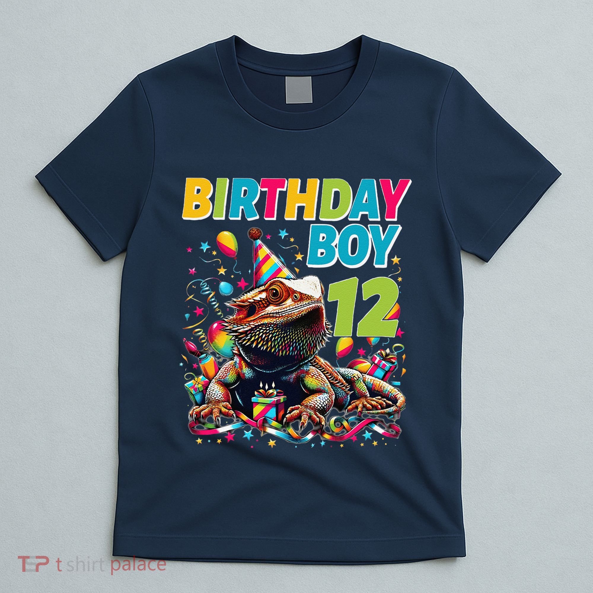 Bearded Dragon Lizard12th Birthday 12 Year Old T-Shirt