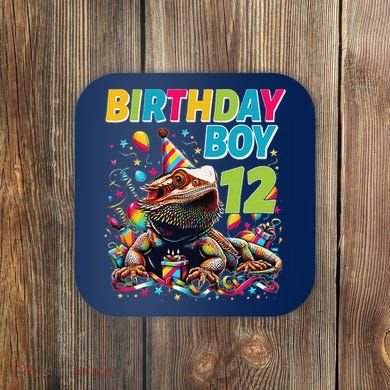 Bearded Dragon Lizard12th Birthday 12 Year Old Coaster