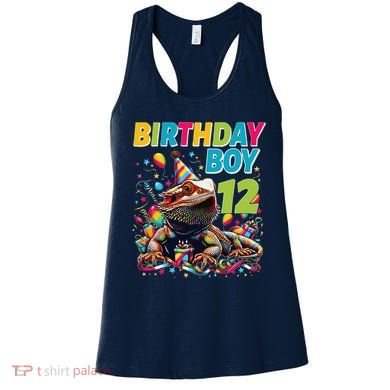 Bearded Dragon Lizard12th Birthday 12 Year Old Women's Tank Top