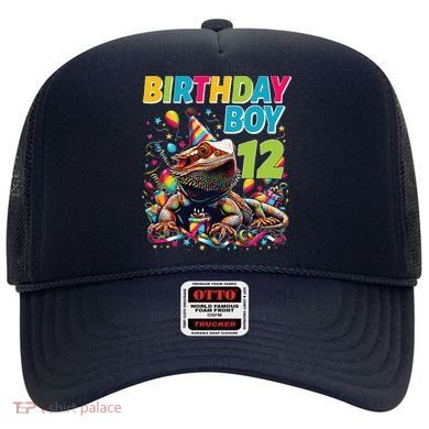 Bearded Dragon Lizard12th Birthday 12 Year Old Hat