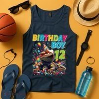 Bearded Dragon Lizard12th Birthday 12 Year Old Tank Top thumb 4