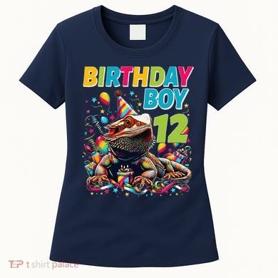 Bearded Dragon Lizard12th Birthday 12 Year Old Women's T-Shirt