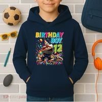 Bearded Dragon Lizard12th Birthday 12 Year Old Kids Hoodie thumb 2