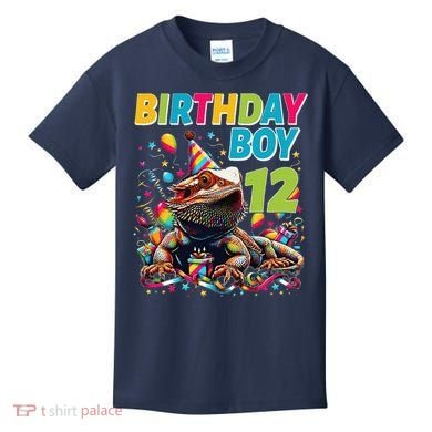 Bearded Dragon Lizard12th Birthday 12 Year Old Kids T-Shirt
