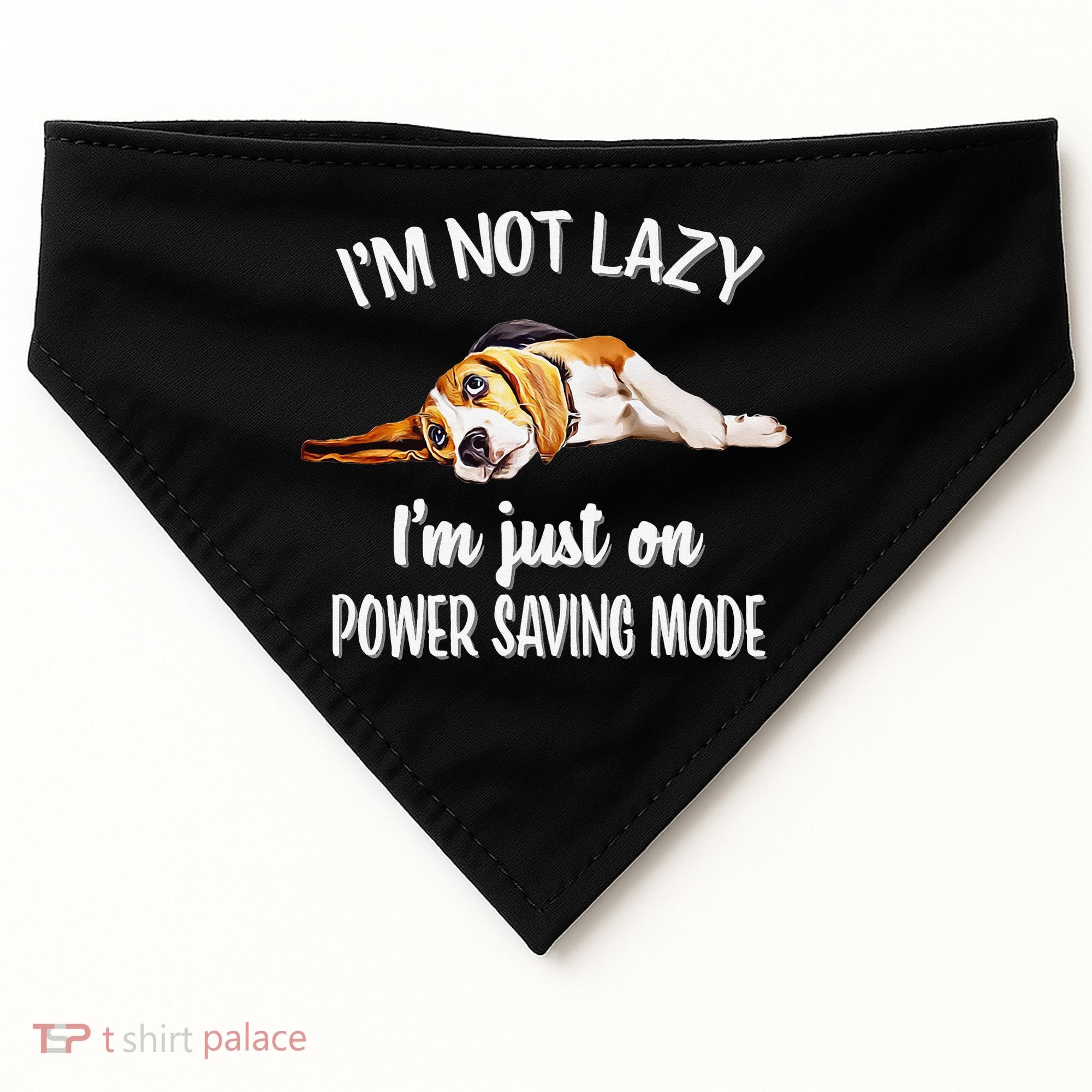 Beagle Dog Lover Tee Funny Beagle USA-Made Doggie Bandana