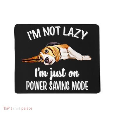 Beagle Dog Lover Tee Funny Beagle Mousepad