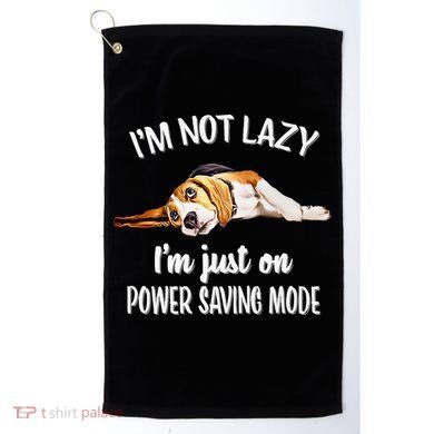 Beagle Dog Lover Tee Funny Beagle Golf Towel