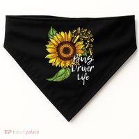 Bus Driver Life School Bus Driver Appreciation USA-Made Doggie Bandana thumb 0