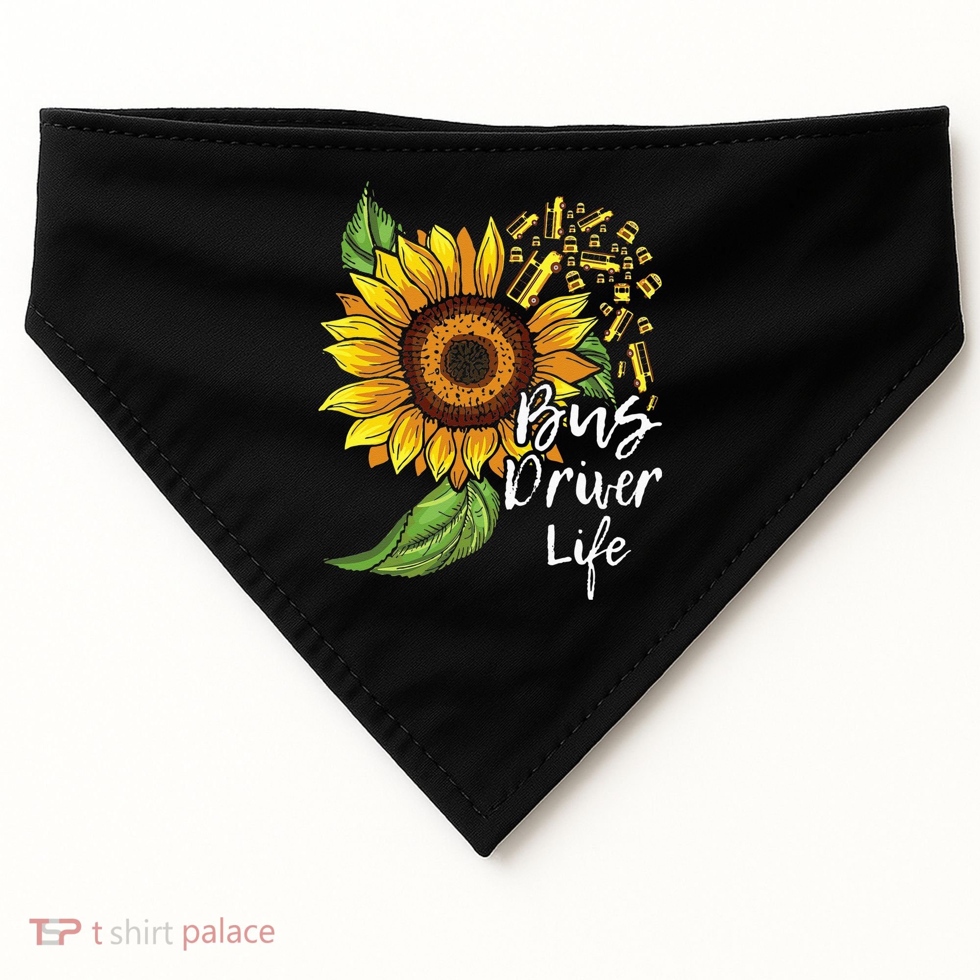 Bus Driver Life School Bus Driver Appreciation USA-Made Doggie Bandana