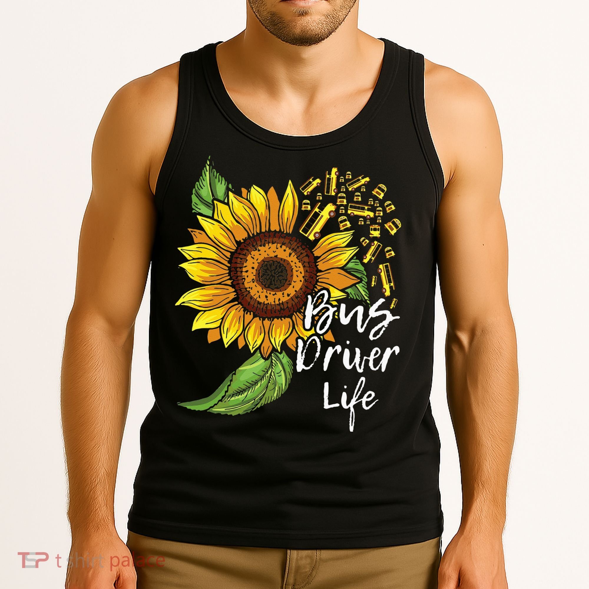 Bus Driver Life School Bus Driver Appreciation Tank Top
