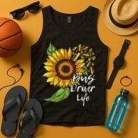 Bus Driver Life School Bus Driver Appreciation Tank Top thumb 4