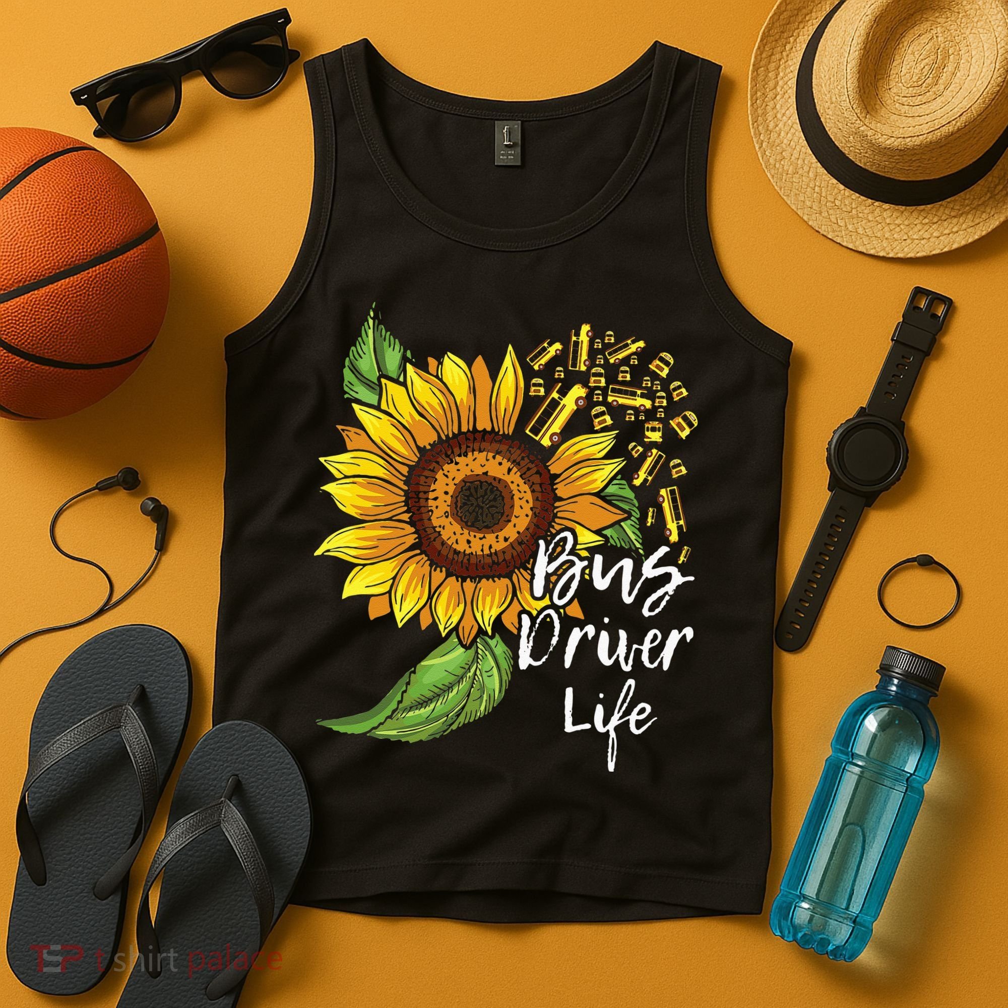 Bus Driver Life School Bus Driver Appreciation Tank Top