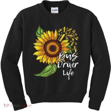 Bus Driver Life School Bus Driver Appreciation Kids Sweatshirt