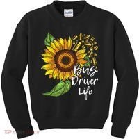 Bus Driver Life School Bus Driver Appreciation Kids Sweatshirt thumb 0