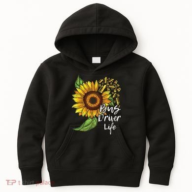 Bus Driver Life School Bus Driver Appreciation Kids Hoodie