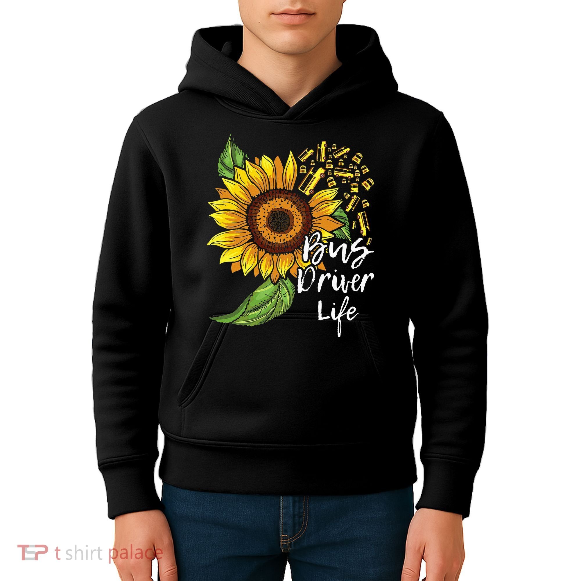 Bus Driver Life School Bus Driver Appreciation Kids Hoodie