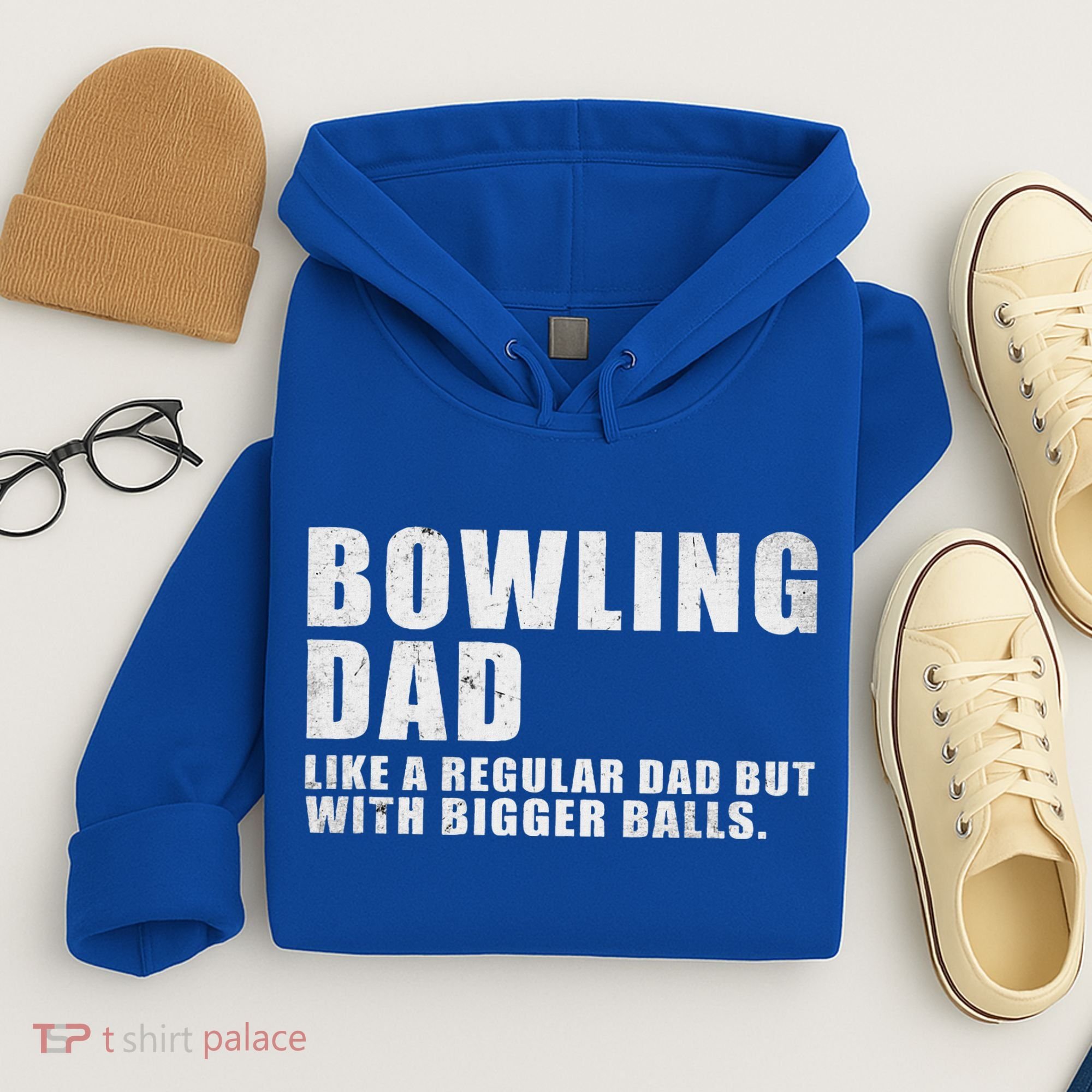 Bowling Dad Like A Regular Dad But Bigger Balls Hoodie