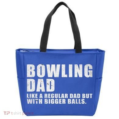 Bowling Dad Like A Regular Dad But Bigger Balls Tote Bag
