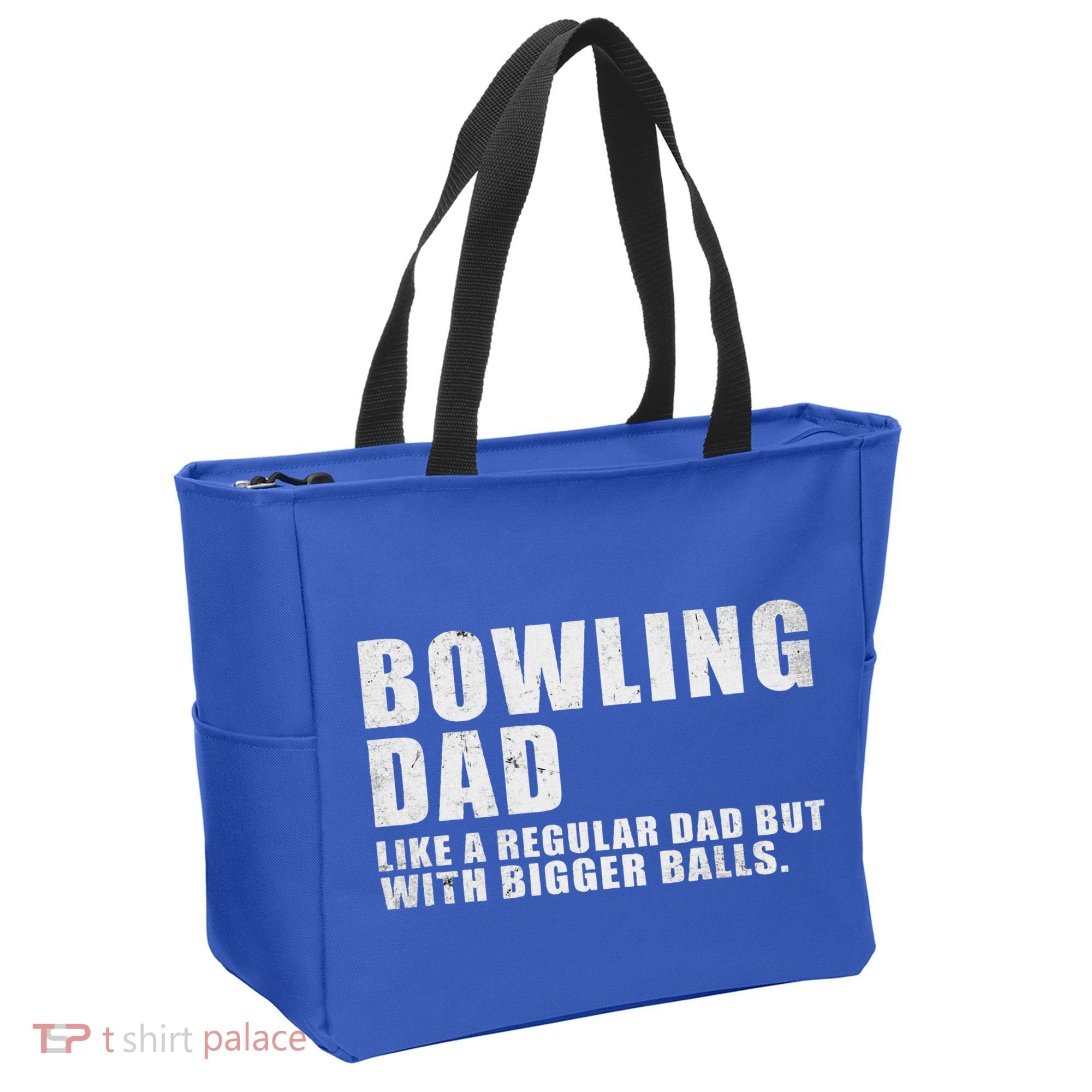 Bowling Dad Like A Regular Dad But Bigger Balls Tote Bag