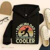 Bowling Dad Like A Regular Dad But Cooler Hoodie thumb 4