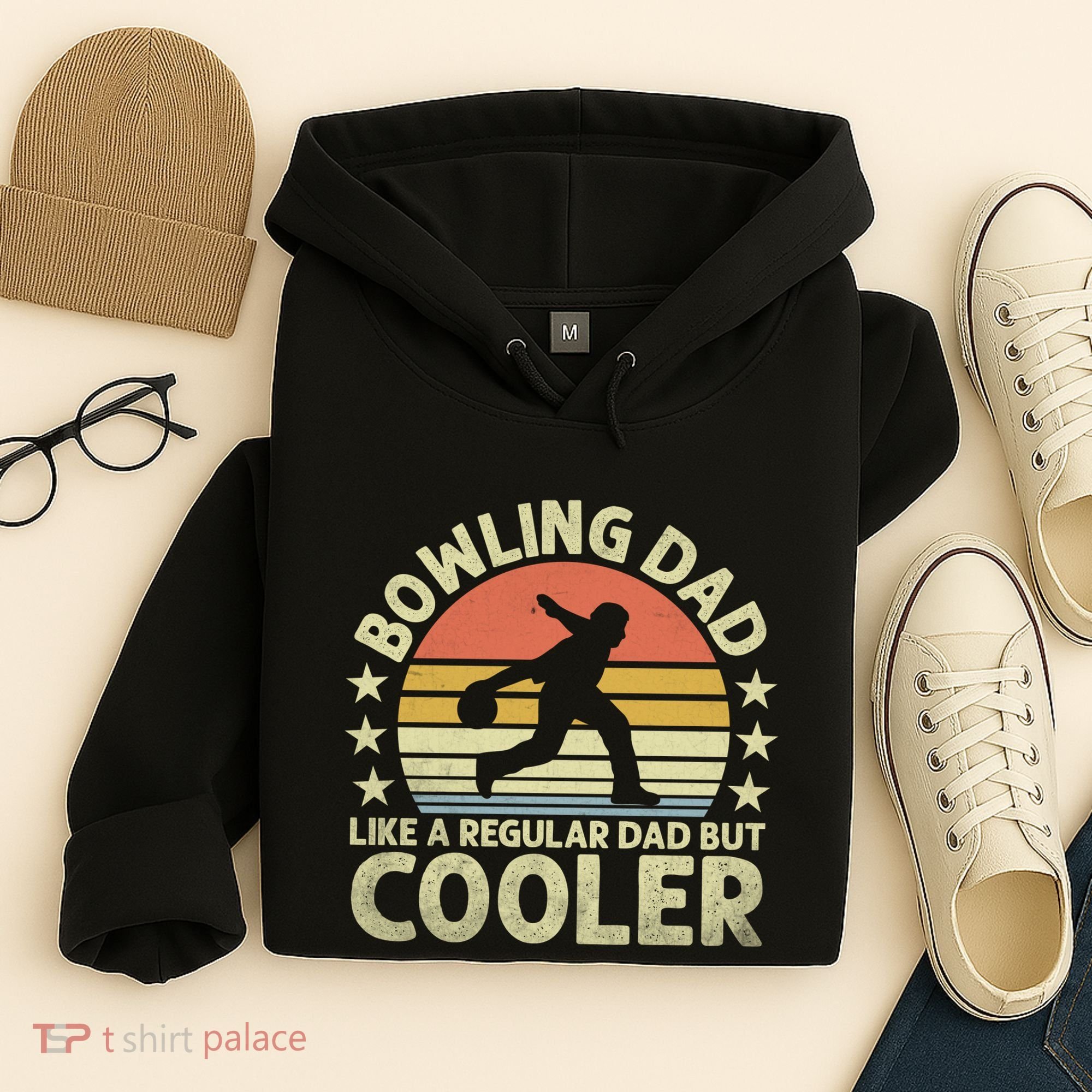 Bowling Dad Like A Regular Dad But Cooler Hoodie