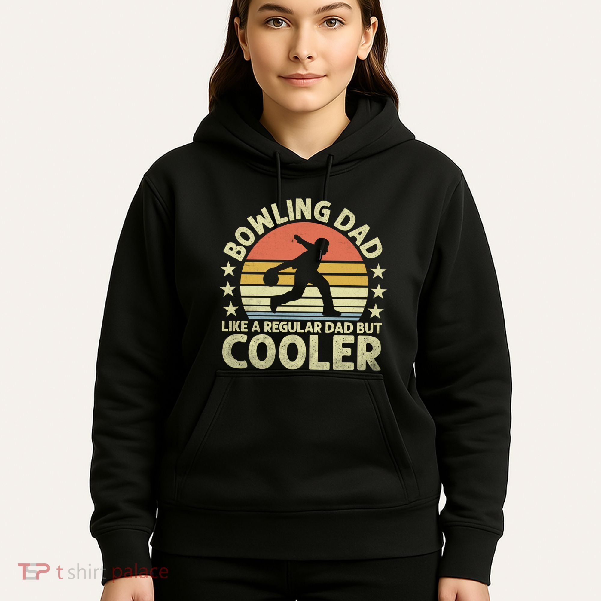 Bowling Dad Like A Regular Dad But Cooler Hoodie