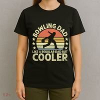 Bowling Dad Like A Regular Dad But Cooler T-Shirt thumb 4