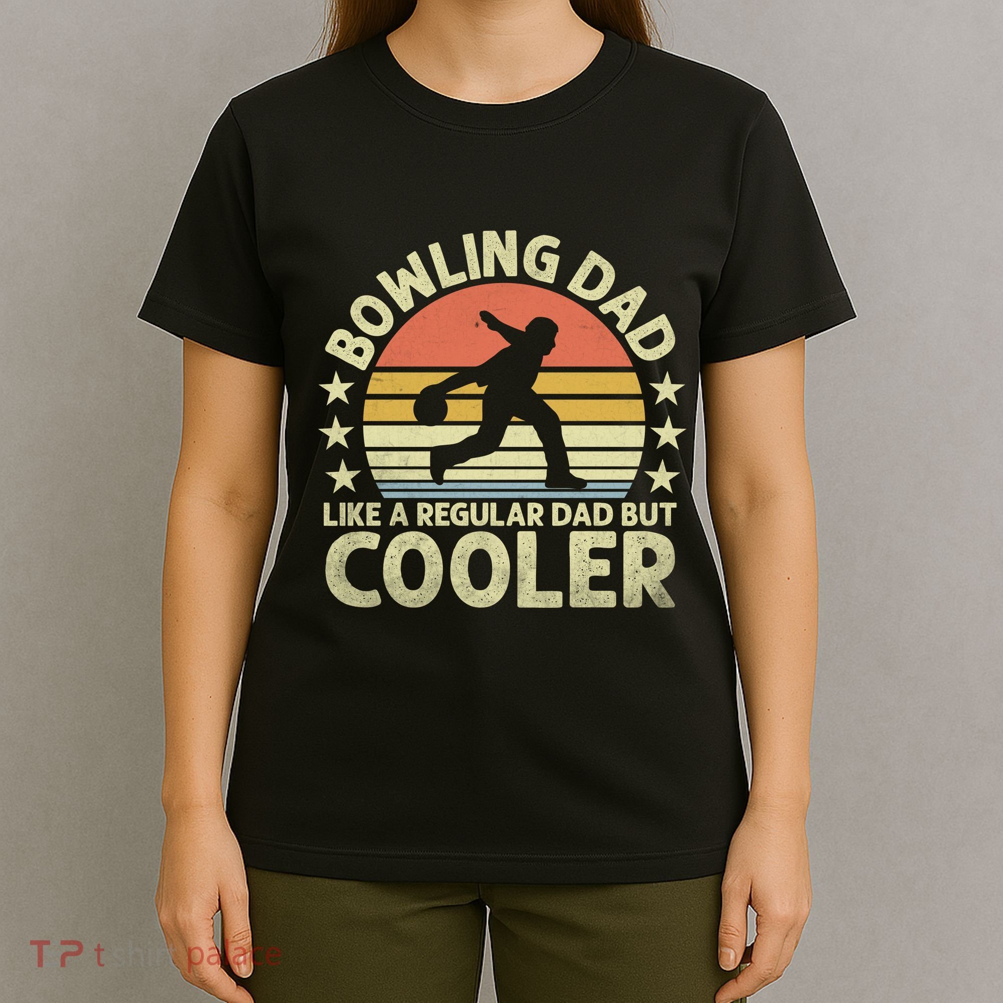 Bowling Dad Like A Regular Dad But Cooler T-Shirt