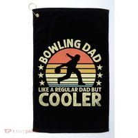 Bowling Dad Like A Regular Dad But Cooler Golf Towel thumb 0