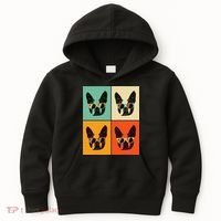 Bostie Dog Lover Gift Funny Boston Terrier With Sunglasses Kids Hoodie thumb 0