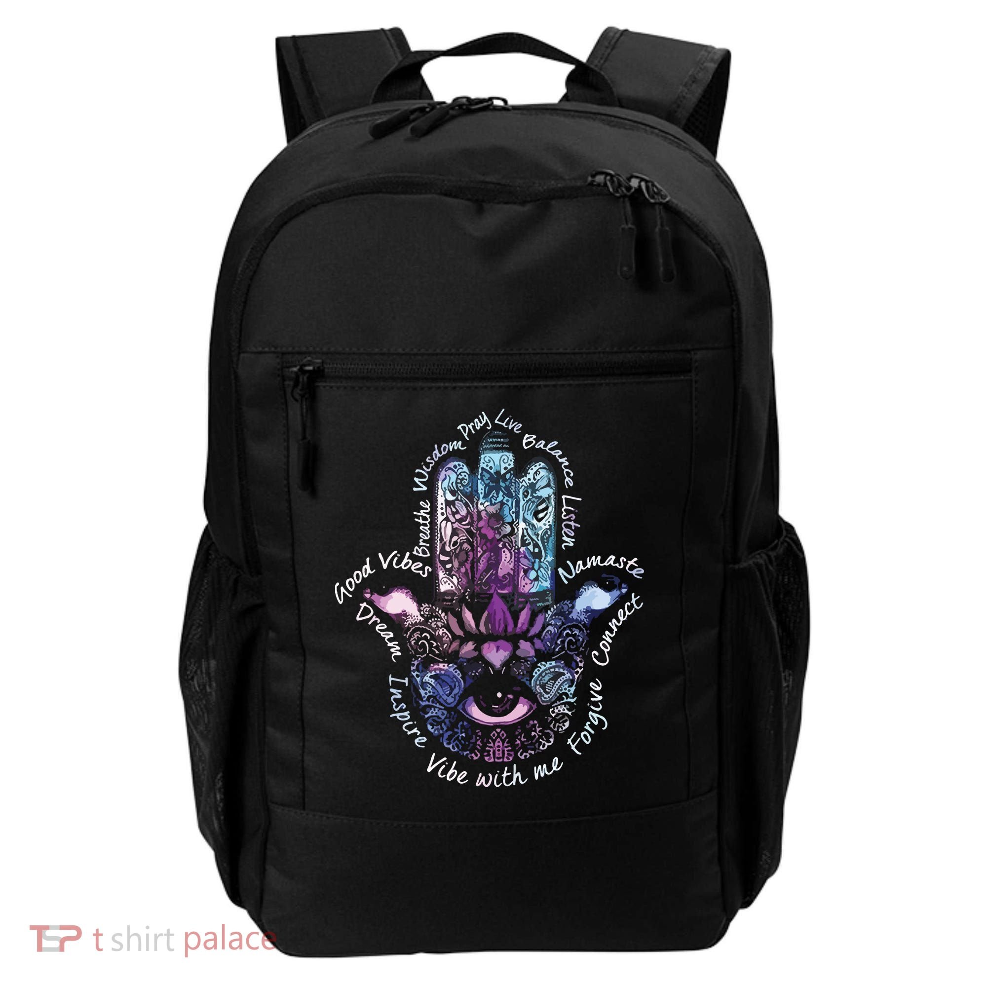 Buddha Dimond Lotus Zen Yogas Backpack