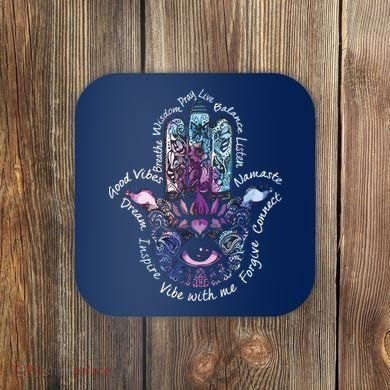 Buddha Dimond Lotus Zen Yogas Coaster