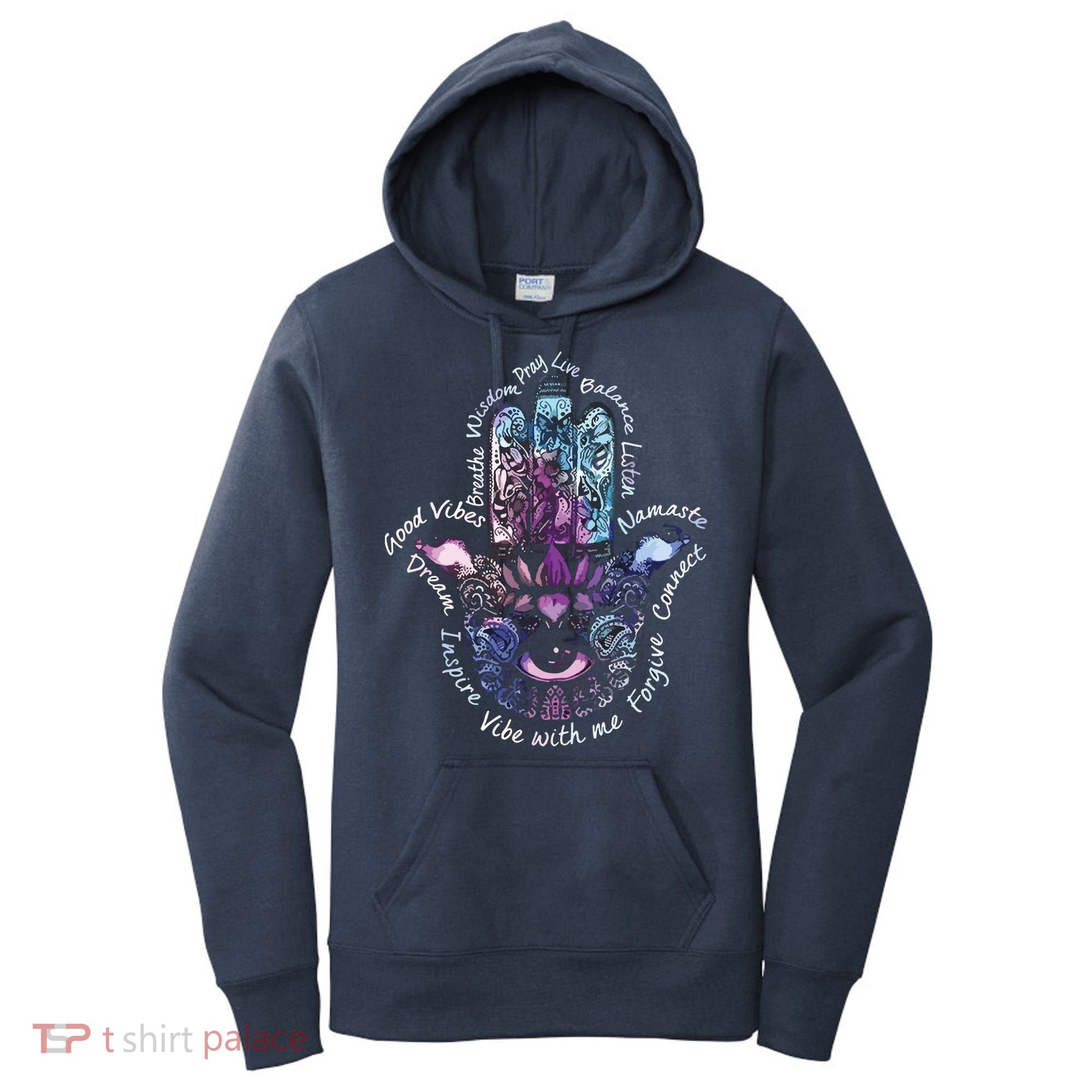 Buddha Dimond Lotus Zen Yogas Women's Hoodie