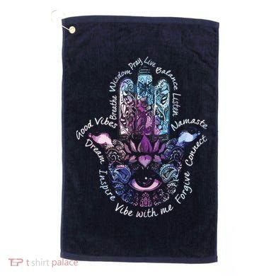 Buddha Dimond Lotus Zen Yogas Golf Towel
