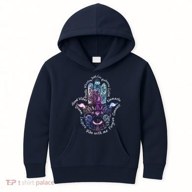 Buddha Dimond Lotus Zen Yogas Kids Hoodie